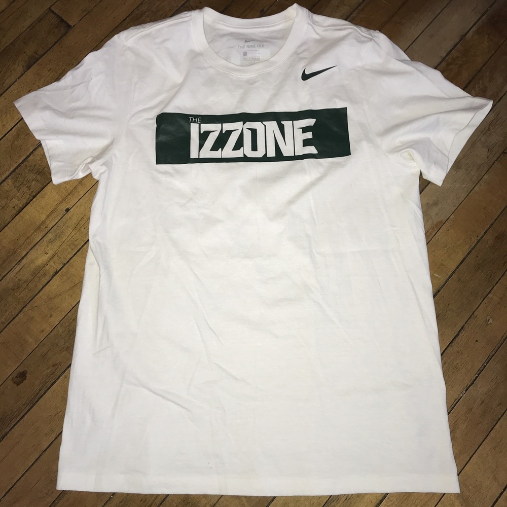Michigan‎ State Spartans Nike Tee White Large "The Izzone" "Back Home"